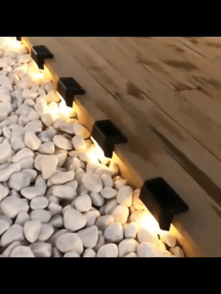 Solar Motion Sensor Wall Light Bright LED Outdoor - Image 2